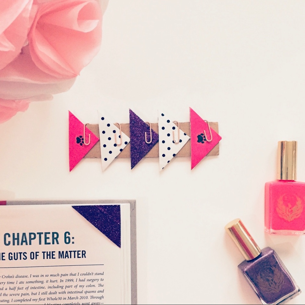 Pink & Purple Bookmark Set